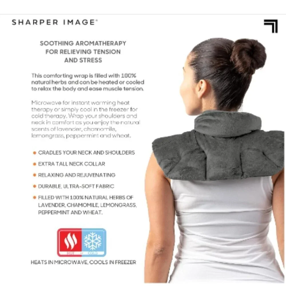 SHARPER IMAGE | Heated Neck + Shoulder Wrap - Picture 7 of 10